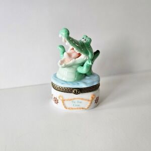 Disney PHB Peter Pan TIC TOC CROC Porcelain Box Midwest Cannon Falls - NO CLOCK